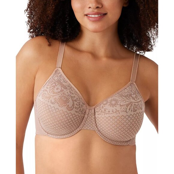 NWT Wacoal Visual Effects Minimizer Bra Rose Pink 40DD - Picture 2 of 7